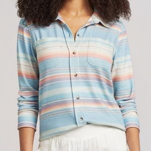 Faherty the Legend Sweater Sierra Paradise Sz L